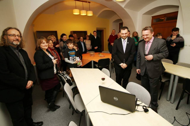 Dernisáže výstavy 15 let partneství mezi Brežicí a Dobřany