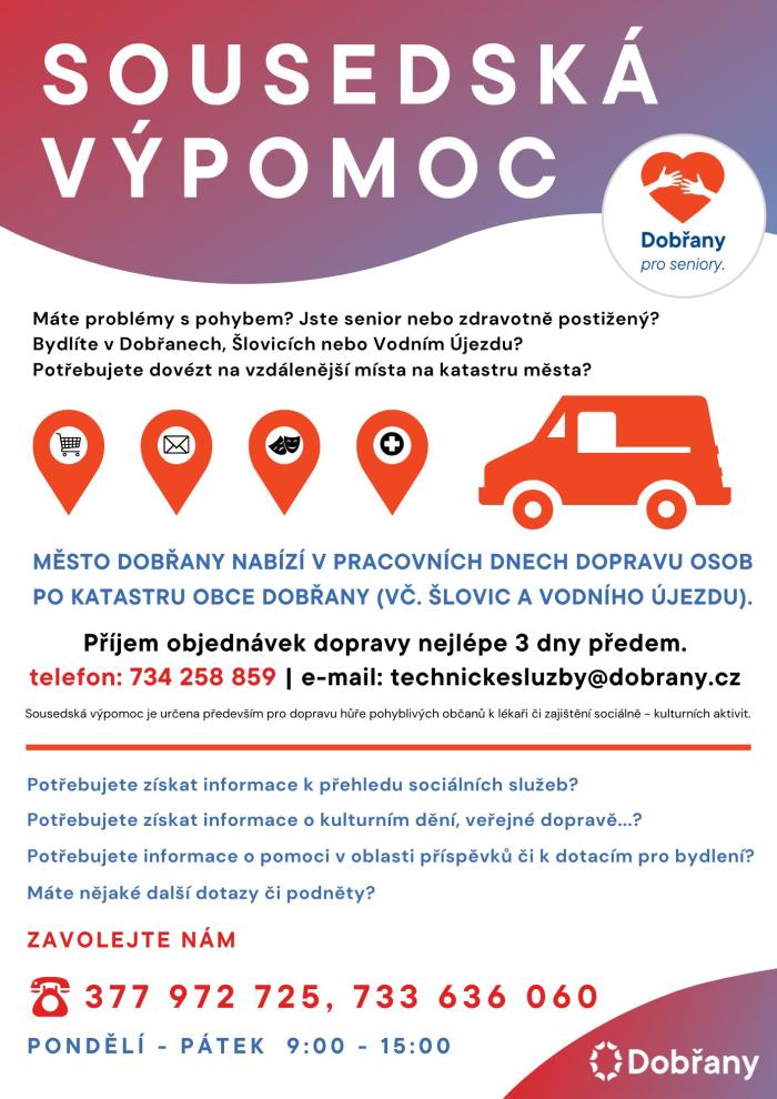 Sousedská výpomoc Dobřany