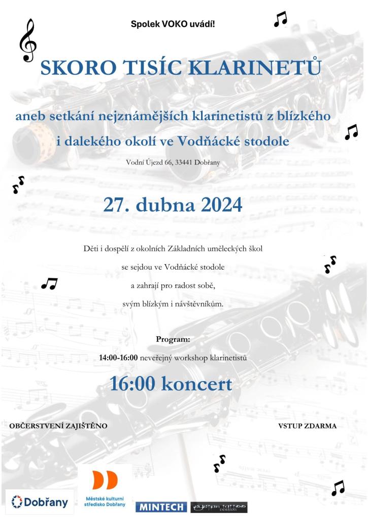 koncert klarinetistů