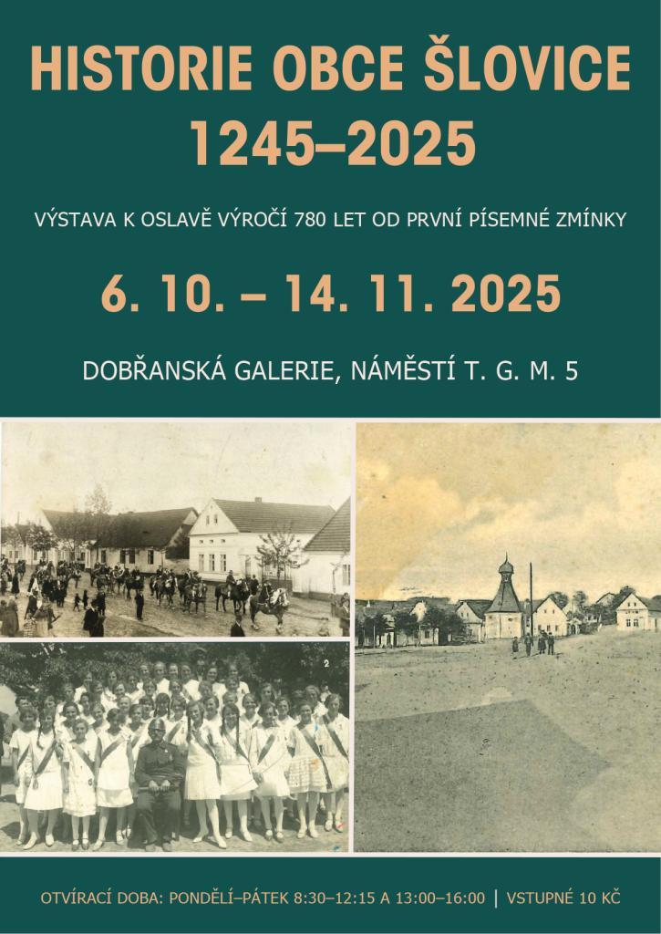 výstava historie Šlovic