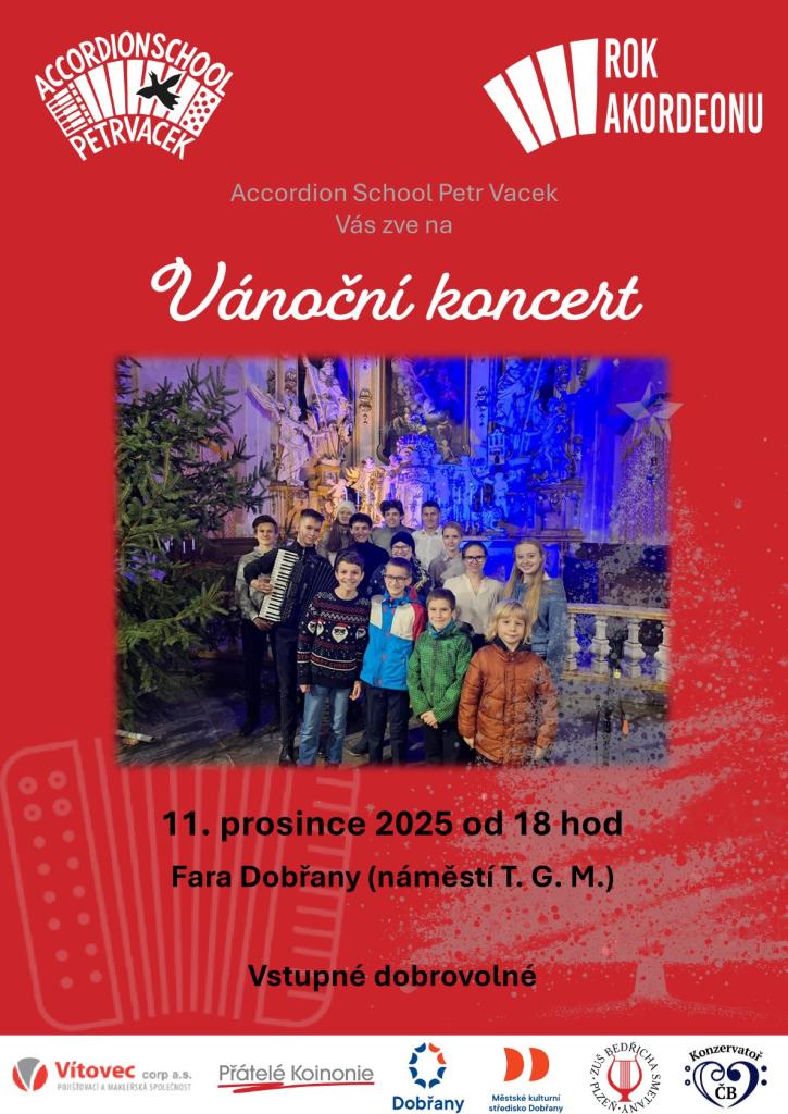 vánoční koncert fara Dobřany