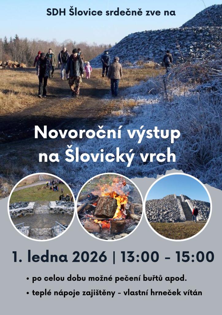 novoroční výstup na Šlovický vrch
