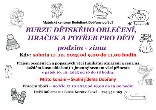 burza potřeb pro děti