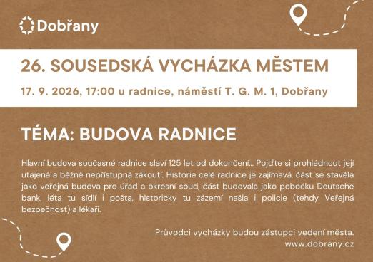 sousedská vycházka