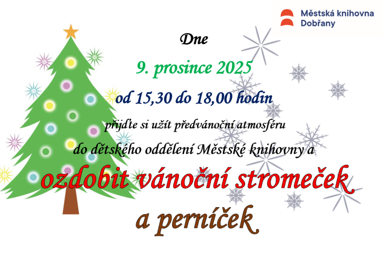 zdobení stromečku a perníčku