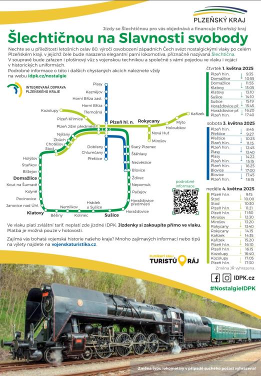 Šlechtična, nostalgické vlaky