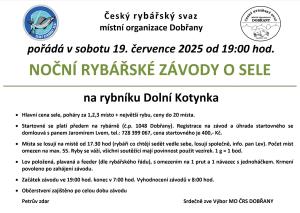 noční rybářské závody