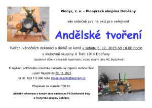 Andělské tvoření vánočních dekorací